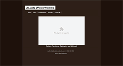 Desktop Screenshot of benallenwoodworks.com