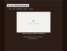 Tablet Screenshot of benallenwoodworks.com